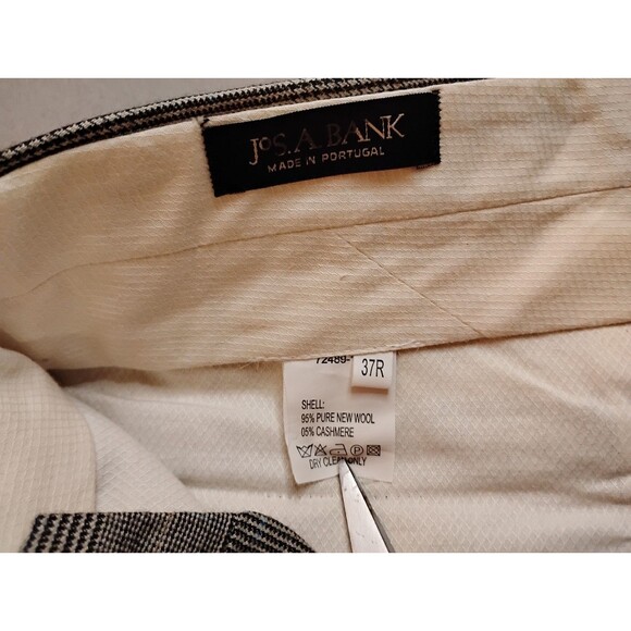 Men's Jos. A Bank Dress Pants Gray 37R - Picture 7 of 7